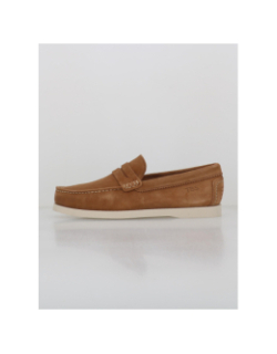 Mocassins en cuir palerme marron homme - Tbs