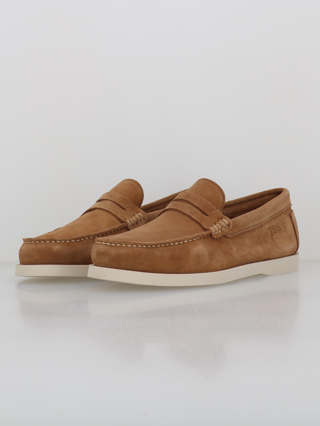 Mocassins en cuir palerme marron homme - Tbs