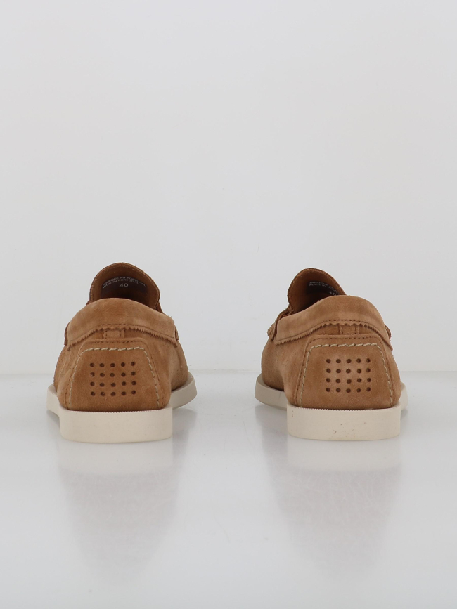 Mocassins en cuir palerme marron homme - Tbs