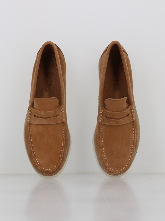 Mocassins en cuir palerme marron homme - Tbs
