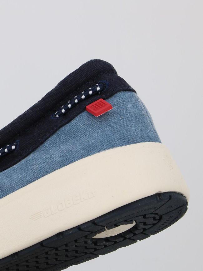 Chaussures bateaux en toile geoboat denim bleu homme - Tbs