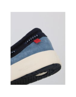 Chaussures bateaux en toile geoboat denim bleu homme - Tbs