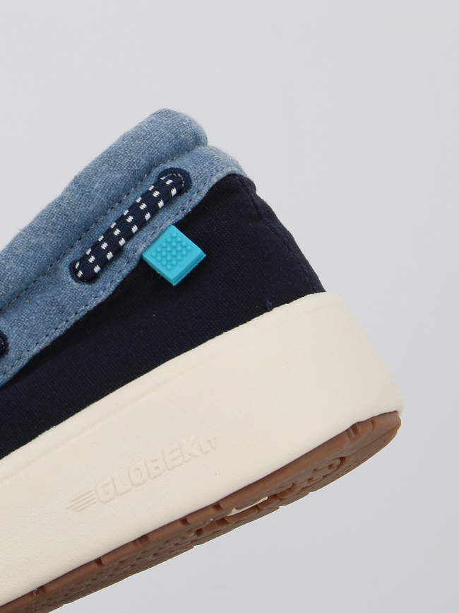 Chaussures bateaux en toile geoboat bleu marine homme - Tbs