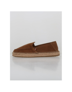 Espadrilles en cuir suédé marron homme - Tommy Hilfiger