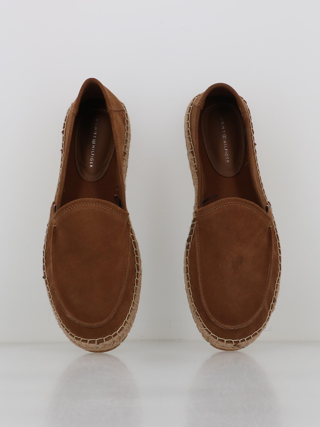 Espadrilles en cuir suédé marron homme - Tommy Hilfiger