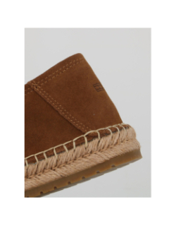 Espadrilles en cuir suédé marron homme - Tommy Hilfiger