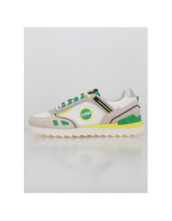 Baskets travis crisp blanc vert homme - Colmar