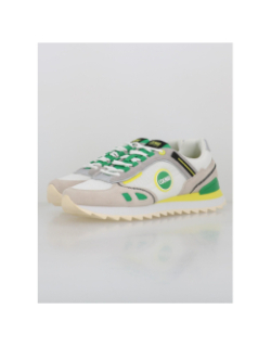 Baskets travis crisp blanc vert homme - Colmar