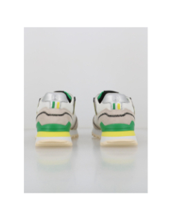 Baskets travis crisp blanc vert homme - Colmar
