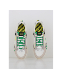 Baskets travis crisp blanc vert homme - Colmar