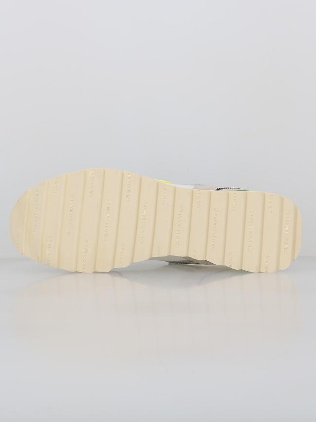 Baskets travis crisp blanc vert homme - Colmar