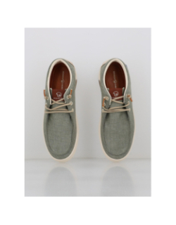 Mocassin en toile dusty kaki homme - Benson & Cherry