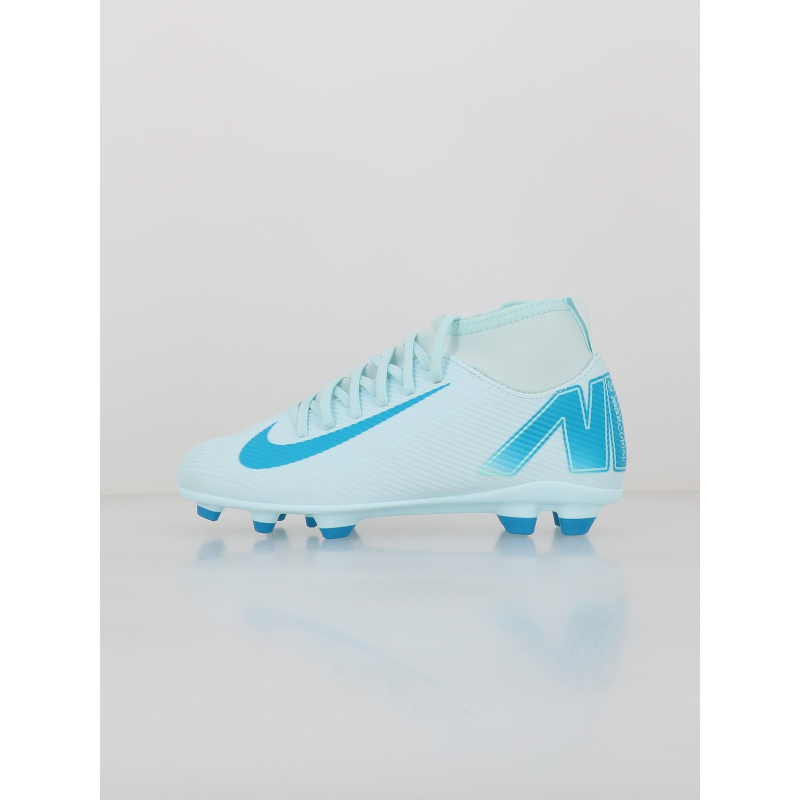 Chaussures de football superfly 10 club fg/mg bleu enfant - Nike