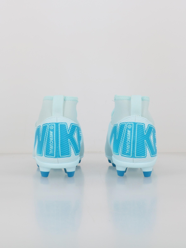 Chaussures de football superfly 10 club fg/mg bleu enfant - Nike