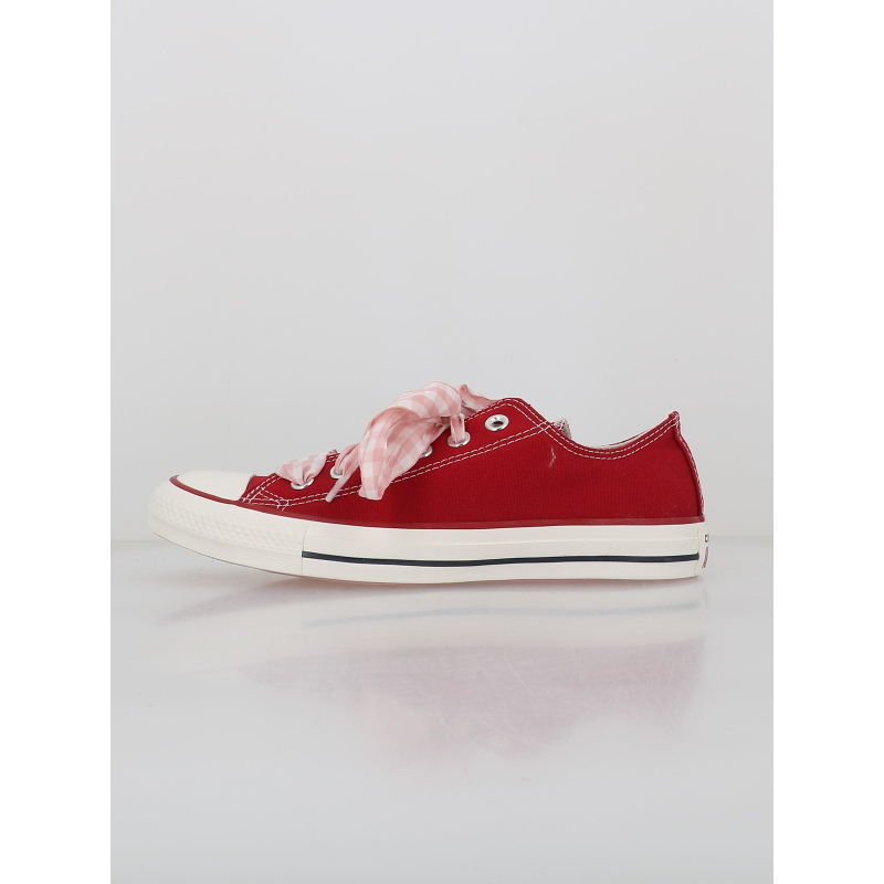 Converse basses toile chuck taylor all star rouge femme