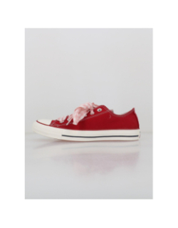 Converse basses toile chuck taylor all star rouge femme