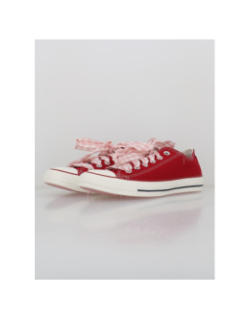 Converse basses toile chuck taylor all star rouge femme