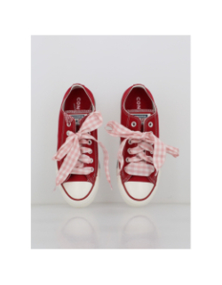 Converse basses toile chuck taylor all star rouge femme