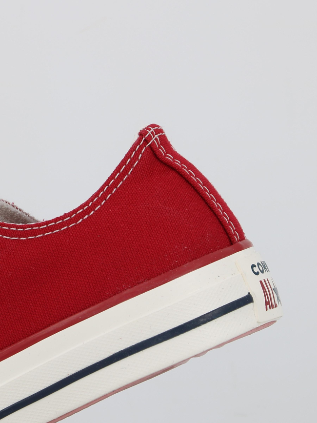 Converse basses toile chuck taylor all star rouge femme