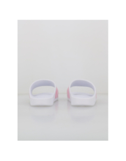Claquettes adilette aqua blanc et rose femme - Adidas