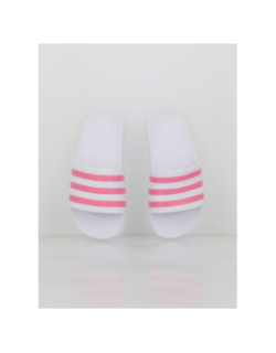 Claquettes adilette aqua blanc et rose femme - Adidas