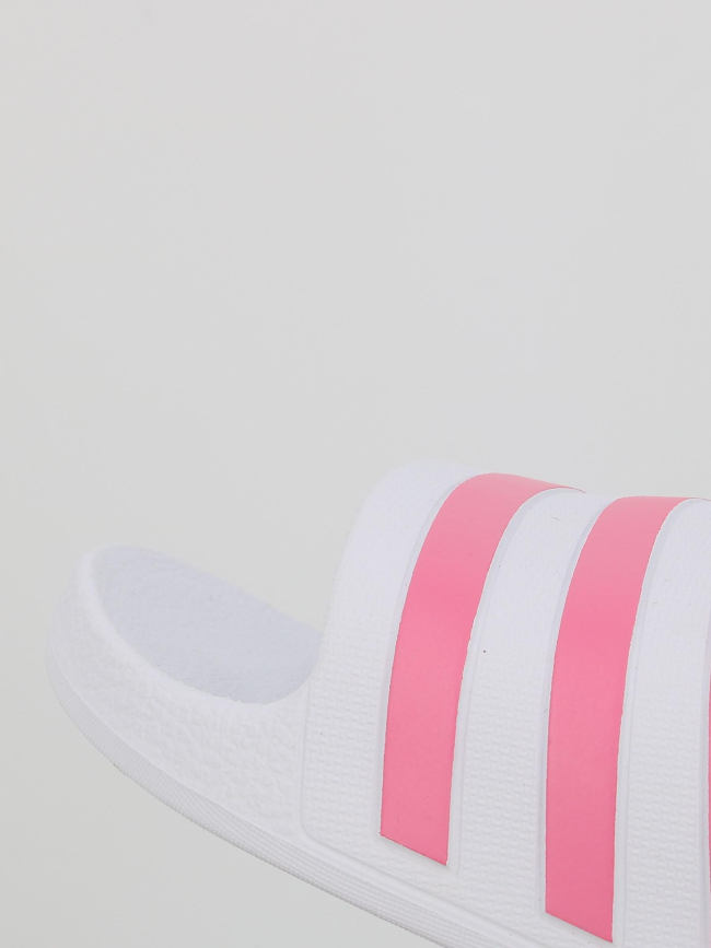 Claquettes adilette aqua blanc et rose femme - Adidas