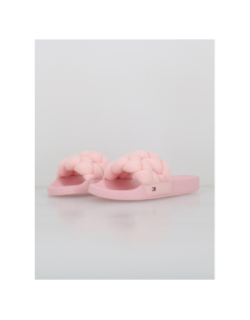 Claquettes braided rose femme - Tommy Jeans