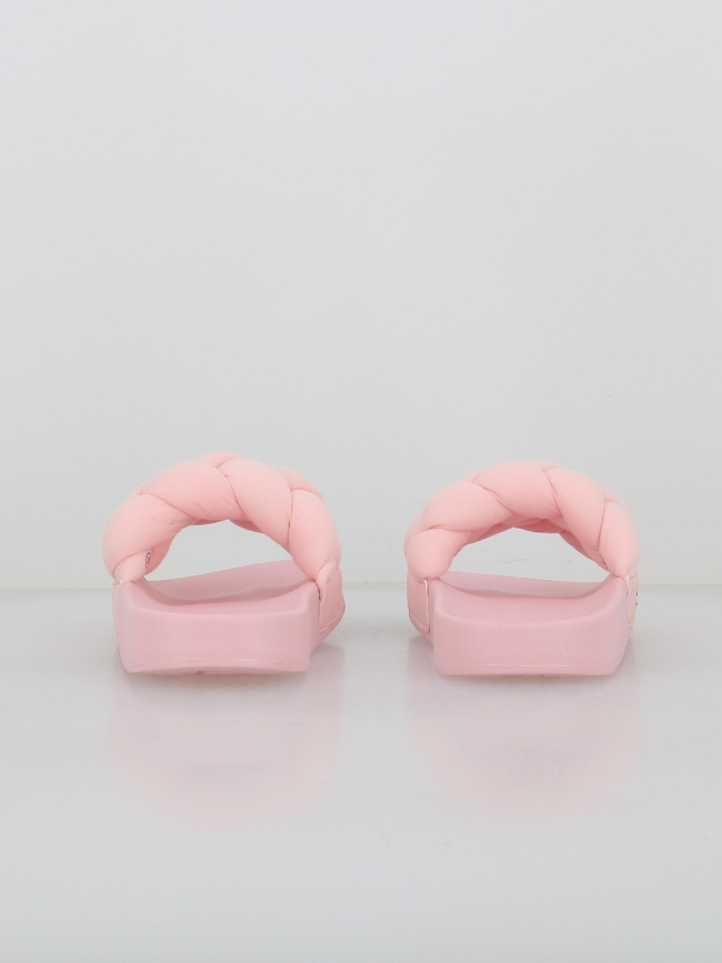 Claquettes braided rose femme - Tommy Jeans