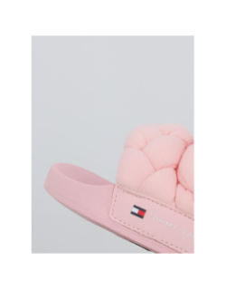 Claquettes braided rose femme - Tommy Jeans