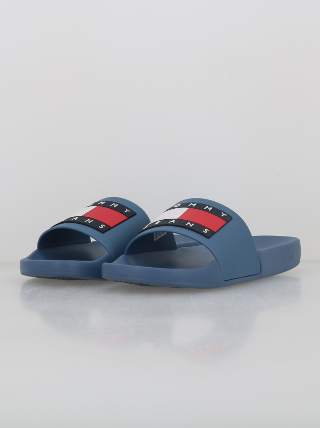 Claquettes pool slide bleu homme - Tommy Jeans