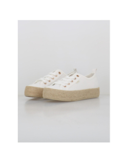 Baskets espadrille en toile lida blanc femme - Only