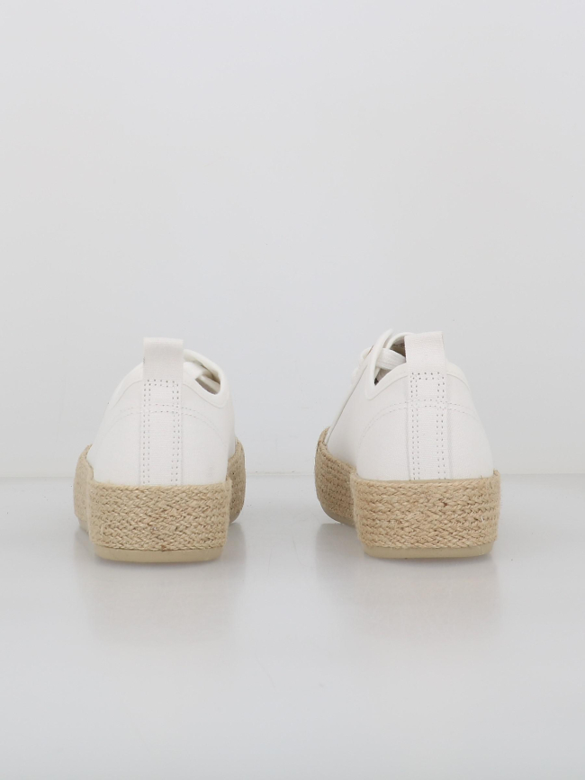 Baskets espadrille en toile lida blanc femme - Only