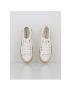 Baskets espadrille en toile lida blanc femme - Only