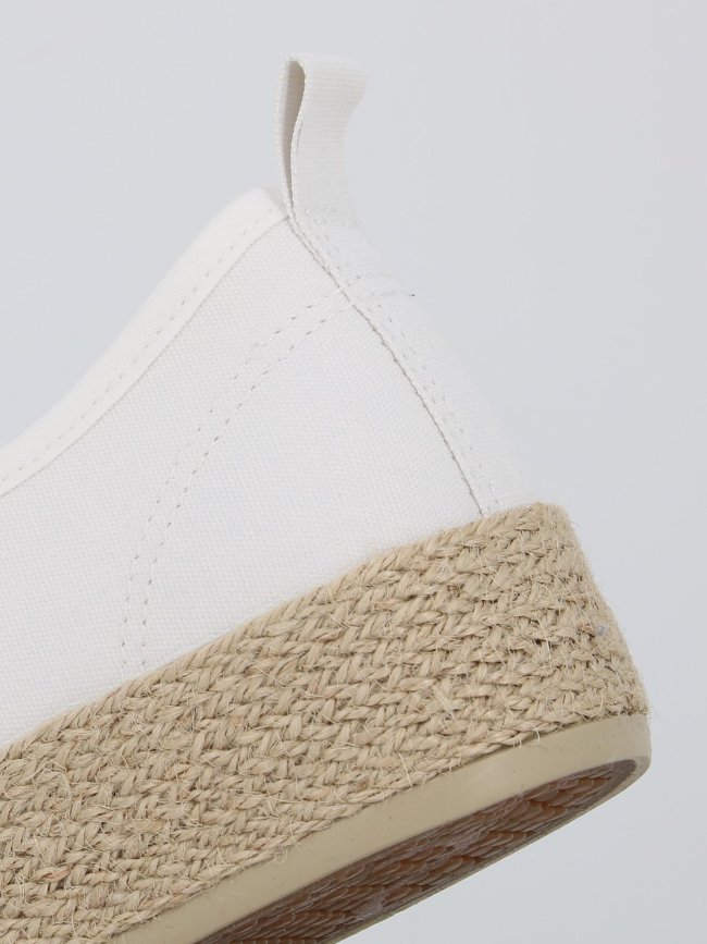 Baskets espadrille en toile lida blanc femme - Only