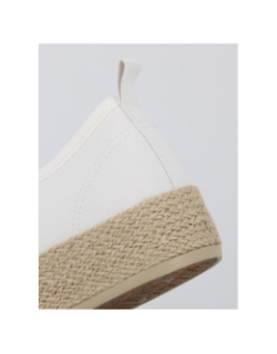 Baskets espadrille en toile lida blanc femme - Only