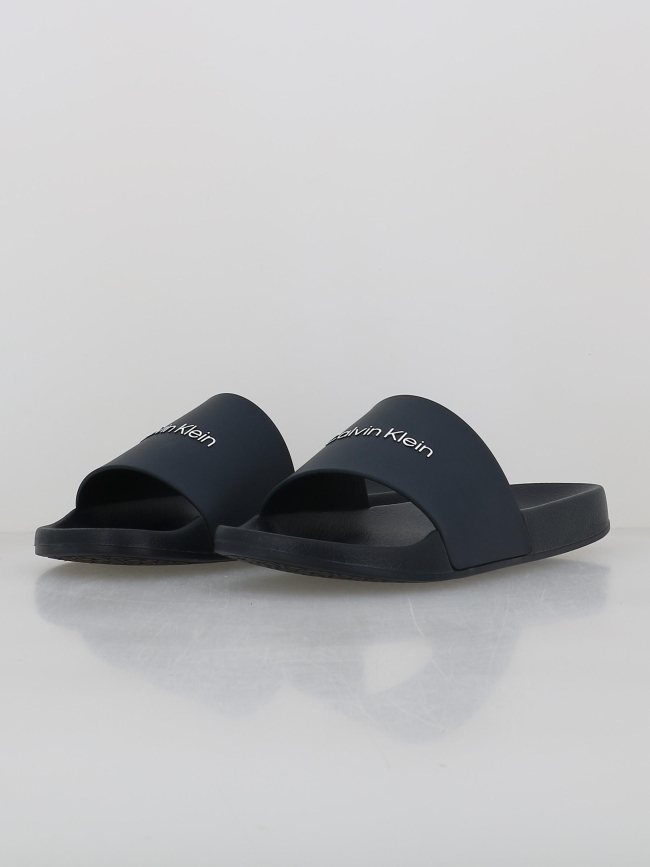 Claquettes de piscine slide noir homme - Calvin Klein