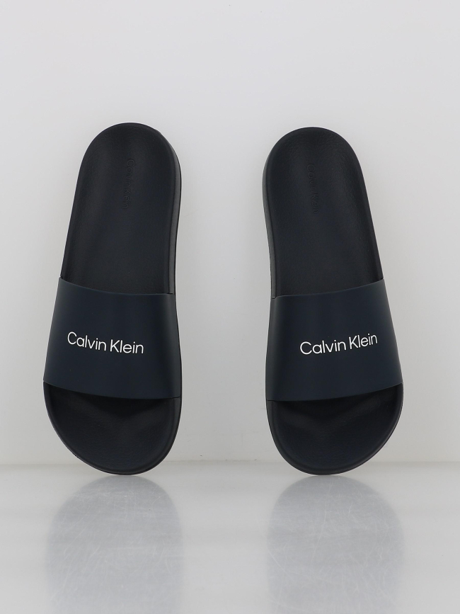 Claquettes de piscine slide noir homme - Calvin Klein