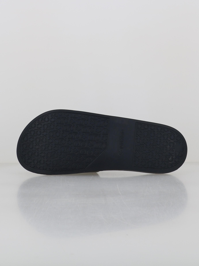 Claquettes de piscine slide noir homme - Calvin Klein