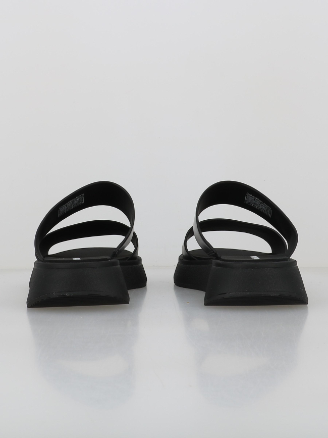 Sandales slide double strap noir femme - Calvin Klein