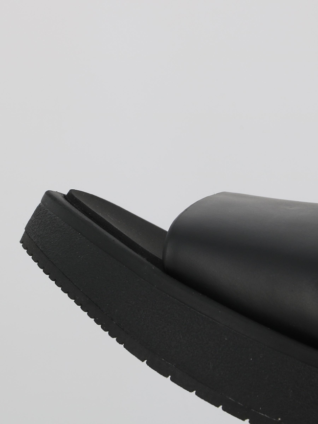 Sandales slide double strap noir femme - Calvin Klein