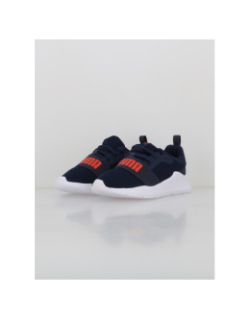 Baskets wired run ps bleu marine garçon - Puma