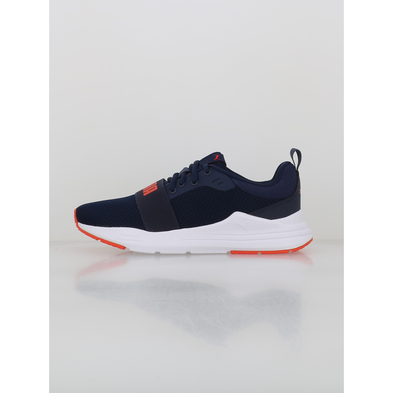 Baskets wired run bleu marine garçon - Puma