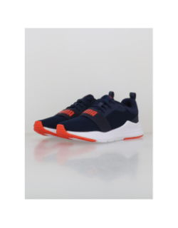Baskets wired run bleu marine garçon - Puma
