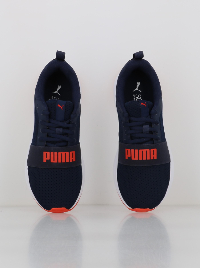 Baskets wired run bleu marine garçon - Puma