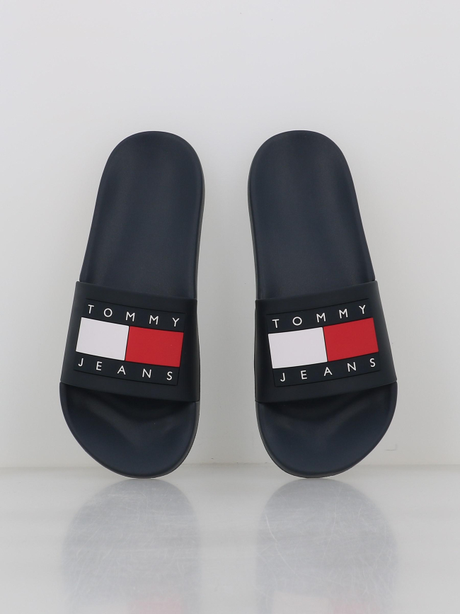 Claquettes pool slide bleu marine homme - Tommy Jeans
