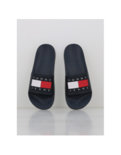 Claquettes pool slide bleu marine homme - Tommy Jeans