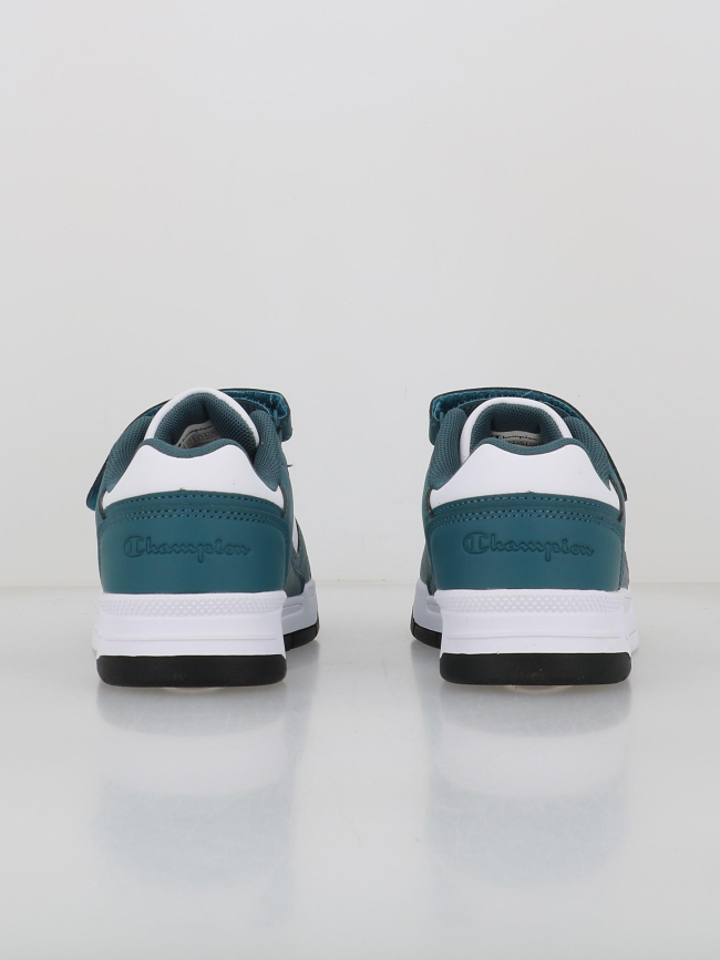 Baskets à scratch rebound heritage bleu blanc enfant - Champion
