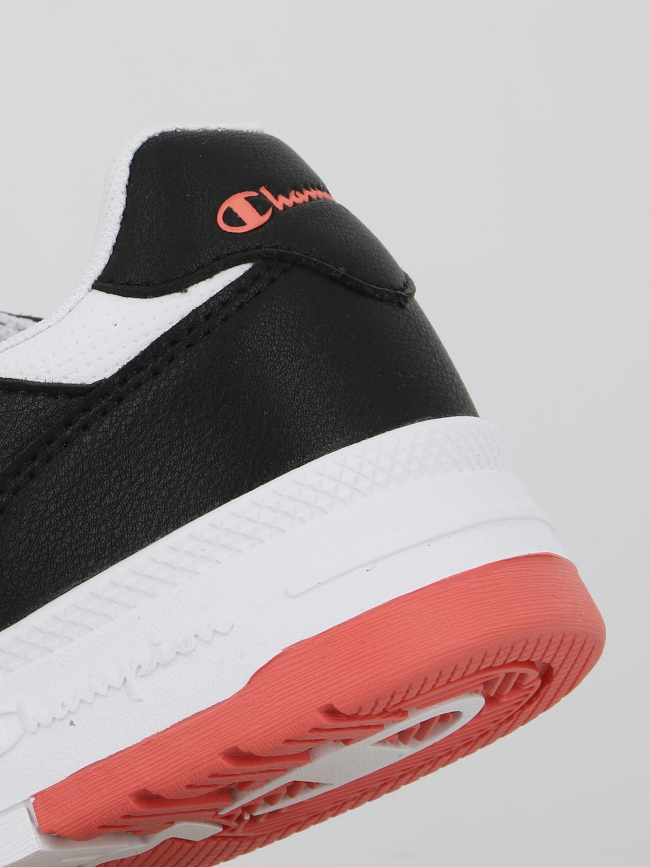 Baskets rd18 heritage noir blanc corail fille - Champion