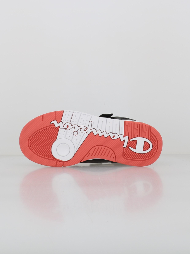 Baskets à scratch rd18 heritage noir blanc corail fille - Champion