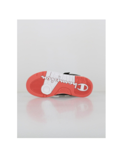 Baskets à scratch rd18 heritage noir blanc corail fille - Champion